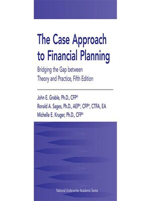 cover image of The Case Approach to Financial Planning